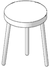 3 legged stool
