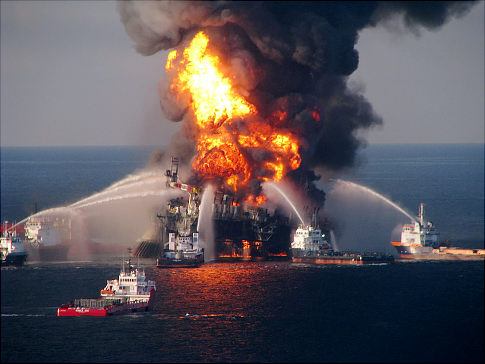 Deepwater Horizon Fire